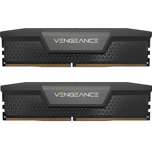 Модуль пам'яті для комп'ютера DDR5 64GB (2x32GB) 6400 MHz Vengeance Black Corsair (CMK64GX5M2B6400C32) зображення 1