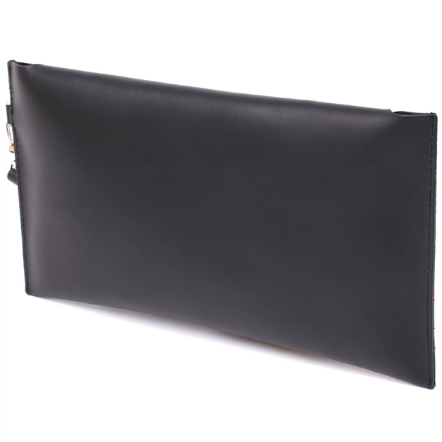 Косметичка Shvigel Шкіряна матова тревел Чорна (16426) - зображення 2