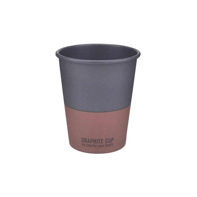 Стаканы одноразовые Buroclean GRAPHITE CUP бумажные 270 мл 50 шт (1080044) - изображение 1