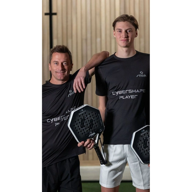 Ракетка для падел тенісу Stiga Racket Cybershape 18K (2202-1701-03) (931816) - зображення 10