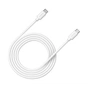 Дата кабель USB-C to USB-C 2.0m 100W 20V/ 5A white Canyon (CNS-USBC12W) - зменшене зображення 1