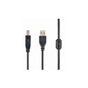 Кабель для принтера USB 2.0 AM/BM 1.5m ferrite Cablexpert (CCFB-USB2-AMBM-1.5M) - зменшене зображення 3