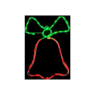 Гірлянда Delux Motif flash Bell 50 х 35 см червоний/зелений IP44 EN (90012987) зображення 1