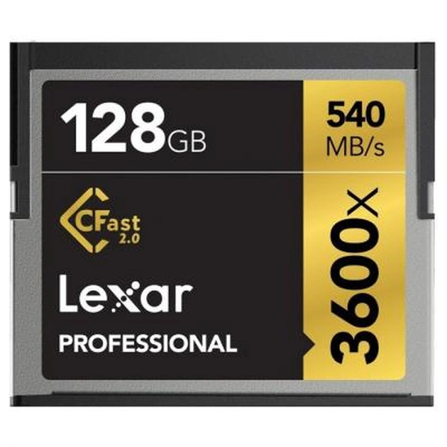 Карта пам'яті Lexar 128Gb Compact Flash 3600x Professional (LC128CRBEU3600) - изображение 1