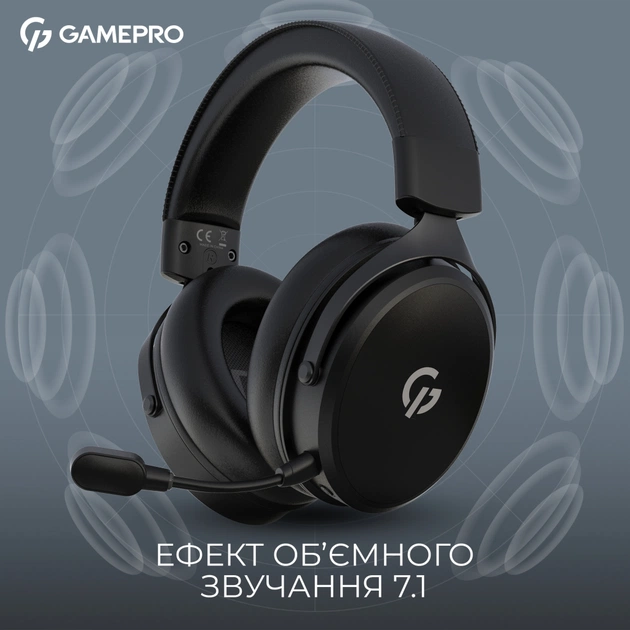 Навушники GamePro Asgard Skadi Wireless Black (HSW191B) - picture 5