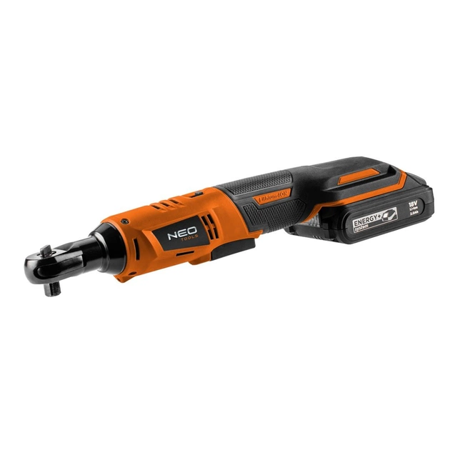 Гайковерт Neo Tools кутовий Energy+ 18V, 250об/хв, 60Нм, 3/8", адаптер 1/2" (без АКБ та ЗП) (04-603) - picture 3