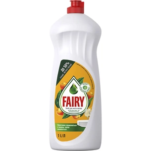 Засіб для ручного миття посуду Fairy Апельсин и Лимонник 1 л (5413149314191) зображення 1