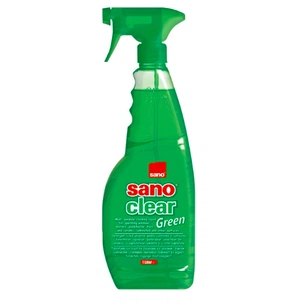 Засіб для миття скла Sano Clear Green 1 л (7290102990603) зображення 1