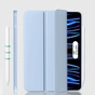 Чохол до планшета BeCover Tri Fold Soft TPU Silicone Apple iPad Pro 11" M4 2024 Light Blue (711748) - зменшене зображення 3