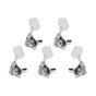 Кілки для гітари Graph Tech PRB-5411-C0 Bass Ratio 4 + 1 Open Back Chrome (235531) - зменшене зображення 3