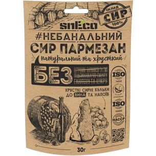 Сир сушений snEco Пармезан 30 г (4823095809213) изображение 1