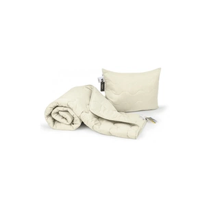 Ковдра MirSon Набір вовняний №1677 Eco Light Creamy 172х205 + подушка (2200002656696) зображення 1