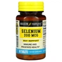 Мінерали Mason Natural Селен 200 мкг, Selenium, 60 таблеток (MAV-12495) - зменшене зображення 1