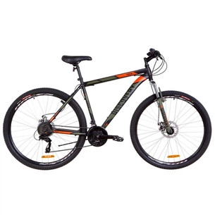 Велосипед Discovery 29" TREK AM DD рама-20" 2019 чорно-помаранчевий хакі (OPS-DIS-29-036) зображення 1