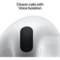 Навушники Apple AirPods 4 (MXP63ZE/A) - зменшене зображення 5
