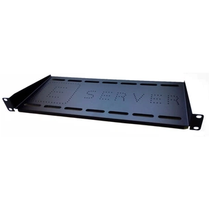 Полка Eserver 19" 1U глиб. 250мм, консольна, чорний (PK-1U-250-B) изображение 1