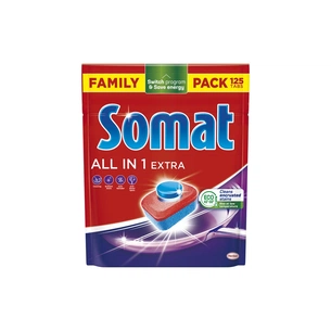 Таблетки для посудомийних машин Somat All in 1 Extra 125 шт. (9000101809589) зображення 1