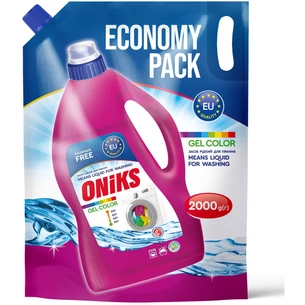 Гель для прання Oniks Color дой-пак 2 кг (4820191761568) зображення 1
