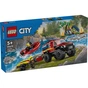 Конструктор LEGO City Пожежний позашляховик з рятувальним човном 301 деталей (60412) - зменшене зображення 1