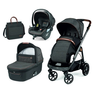 Коляска Peg-Perego 3 в 1 Veloce 500 з автокріслом Lounge (PACK-VEL31LG000003) зображення 1