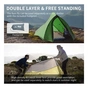 Намет Naturehike надлегкий двомісний Cloud Up Pro CNK2350WS020, темно-зелений (6927595798737) - зменшене зображення 4
