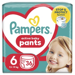 Підгузки Pampers трусики Pants Giant Розмір 6 (15+ кг) 36 шт. (8006540069028) зображення 1