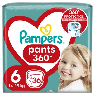 Підгузки Pampers трусики Pants Giant Розмір 6 (15+ кг) 36 шт. (8006540069028) зображення 1