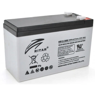 Батарея до ДБЖ Ritar 12V-9.0Ah (HR1236W) зображення 1