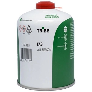 Газовий балон Tribe різьбовий 450 г (T-HF-0015) зображення 1