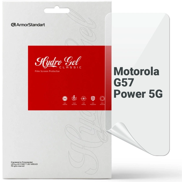 Пленка защитная Armorstandart hydrogel Motorola G57 Power 5G (ARM89617) - изображение 1
