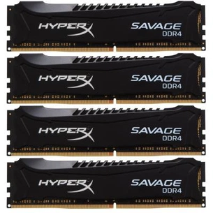 Модуль пам'яті для комп'ютера DDR4 32GB (4x8GB) 2800 MHz HyperX Savage Black Kingston Fury (ex.HyperX) (HX428C14SB2K4/32) зображення 1