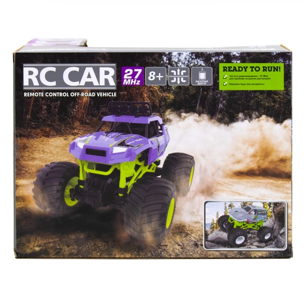 Радіокерована іграшка Sulong Toys Bigfoot Off-road – Violet (1:16, 27 МГц (MHz)) (SL-358RHV) - picture 5