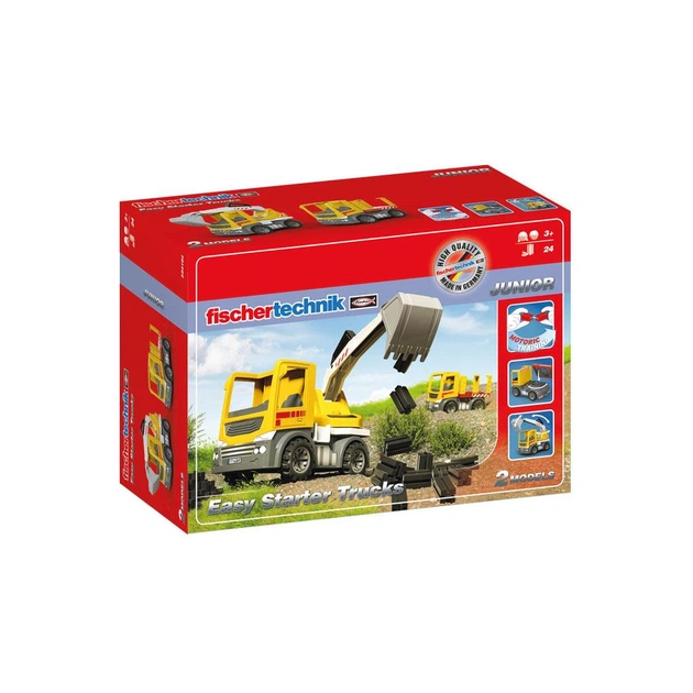 Конструктор Fischertechnik JUNIOR Easy Starter Вантажівки (FT-554194) - зображення 1