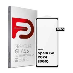 Скло захисне Armorstandart Pro Tecno Spark Go 2024 (BG6) Black (ARM73614) зображення 1