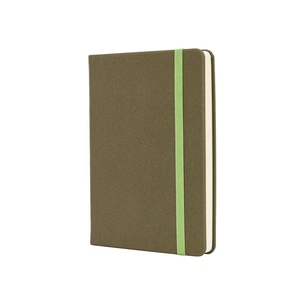 Книга записна Optima А6 MAGIC, тверда обкладинка, гумка, білий блок лінія, фісташковий (O20388-67) зображення 1