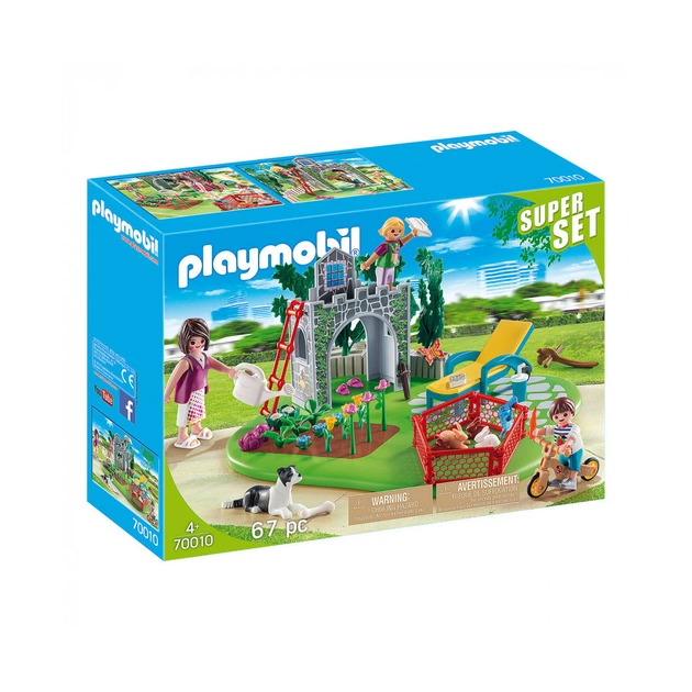 Конструктор Playmobil Super Set Сімейний дворик (6336462) - изображение 1