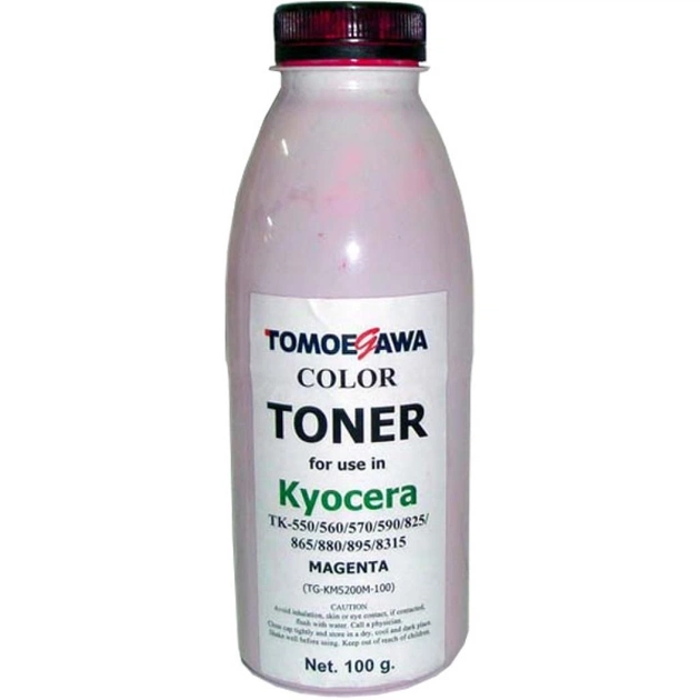 Тонер KYOCERA TK-550/825/865/880/895/8315 100г Magenta Tomoegawa (TG-KM5200M-100) - зображення 1