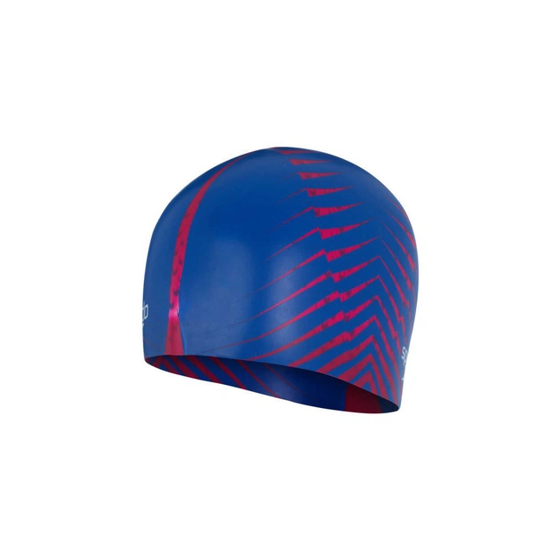 Шапка для плавання Speedo Rev Moud Silc Cap AU червоний, синій 8-09337H188 OSFM (5053744739496) - зображення 1
