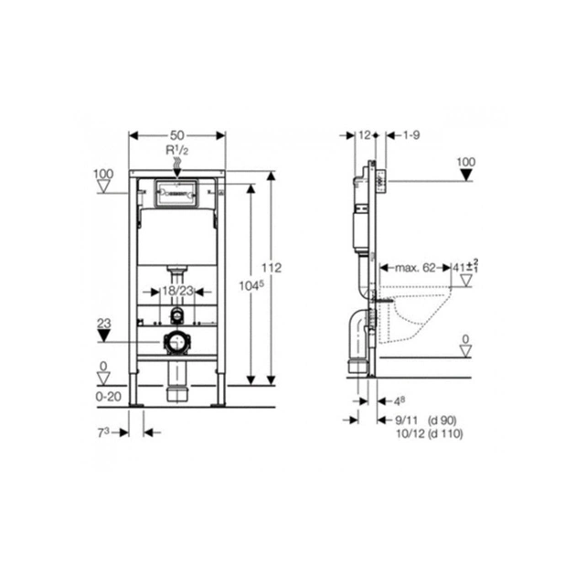 Інсталяція Roca 458.103.00.1+A34H139000 - picture 3