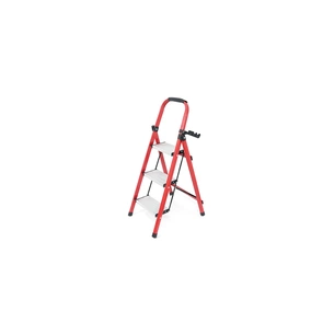 Драбина Voltronic 60см, до 150кг, 3 сходинки з гумовими килимками, алюмінієвий сплав (YT43383) зображення 1