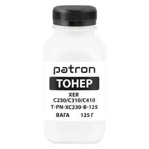 Тонер XER C230/C310/C410, 125 г, Black Patron (PN-XC230-B-125) зображення 1