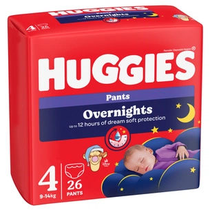 Підгузки Huggies Overnights Pants Трусики 4 9-14 кг 26 шт. (5029053581088) зображення 1