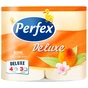 Туалетная бумага Perfex Deluxe Персик 3 слоя 4 рулона (8600101745101) - уменьшенное изображение 1