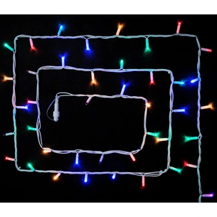 Гірлянда Delux STRING flash 100LED 10 м мульти/білий IP44 EN (90012974) зображення 1