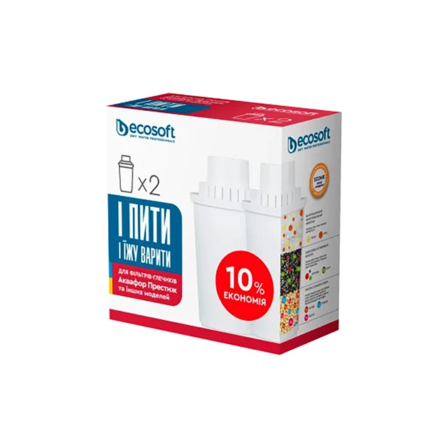 Картридж для фільтра глечика Ecosoft Аквафор 2шт (CRVK2AQRECO) - picture 3