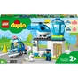 Конструктор LEGO DUPLO Town Поліцейська ділянка та вертоліт 40 деталей (10959) - зменшене зображення 1
