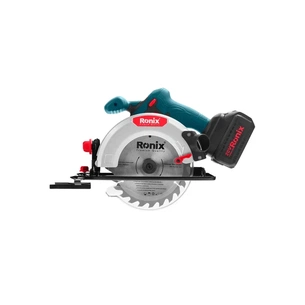 Дискова пила Ronix циркулярна 20Вт, 165мм, 4Ah x 2 (8609) изображение 1