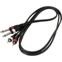Інсертний кабель RockCable Patch Cable - 2 x RCA to 2 x TS Jack (1.5m) (RCL 20932 D4) - preview 1
