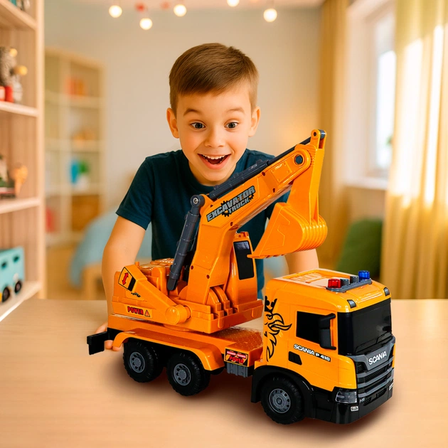 Спецтехника TechnoDrive Super Big Truck Экскаватор Scania (5006KS) - изображение 12