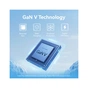 Зарядний пристрій Vention 1xUSB-C PD70W + 1xUSB QC3.0 22.5W GaN transparent gray (FCGH0-EU) - зменшене зображення 4